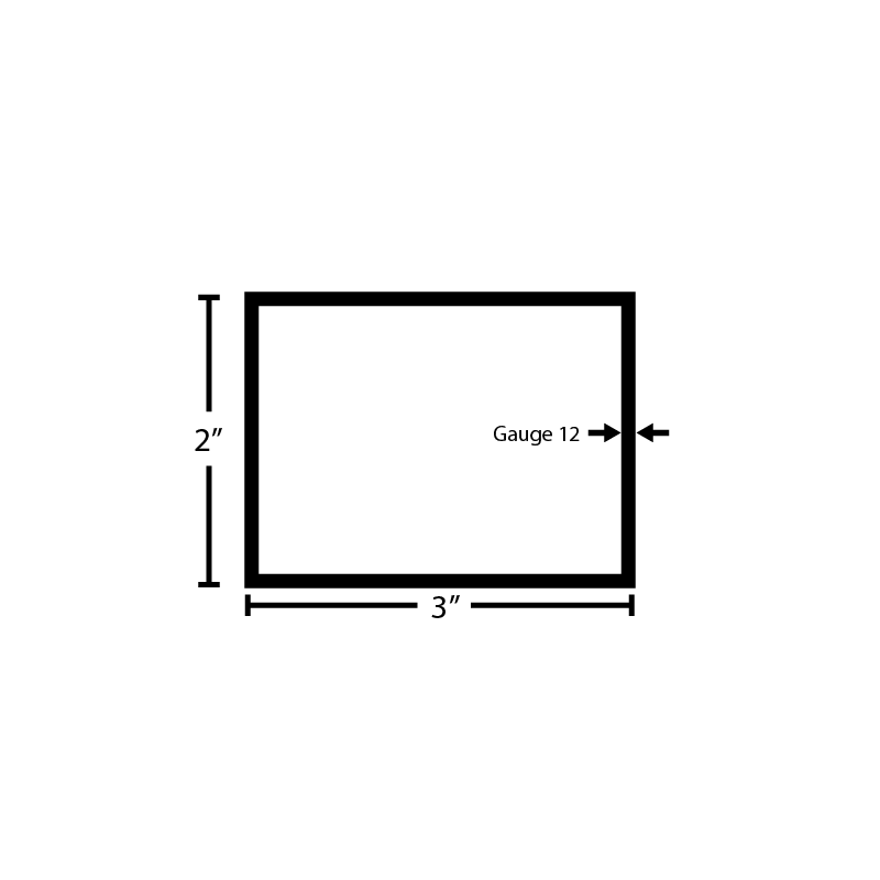 Galvanized Steel Rectangular Tube - Steel and Pipes Inc.