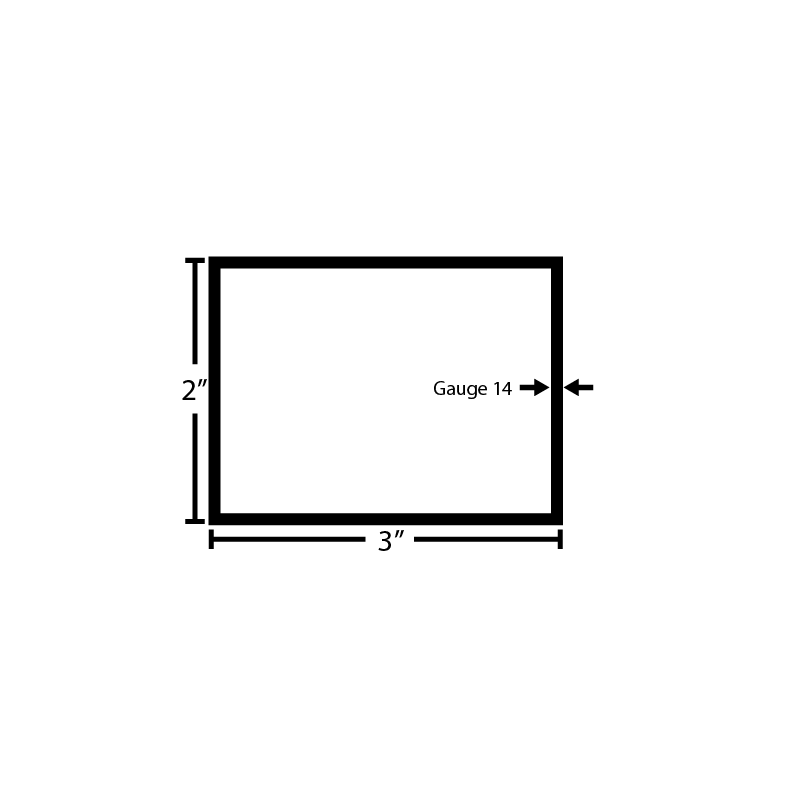 Galvanized Steel Rectangular Tube - Steel and Pipes Inc.