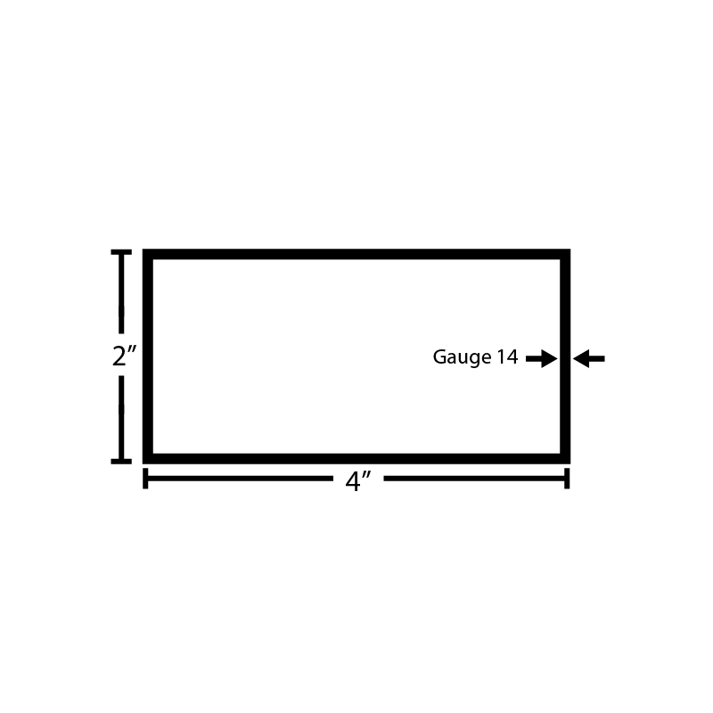 Galvanized Steel Rectangular Tube - Steel and Pipes Inc.