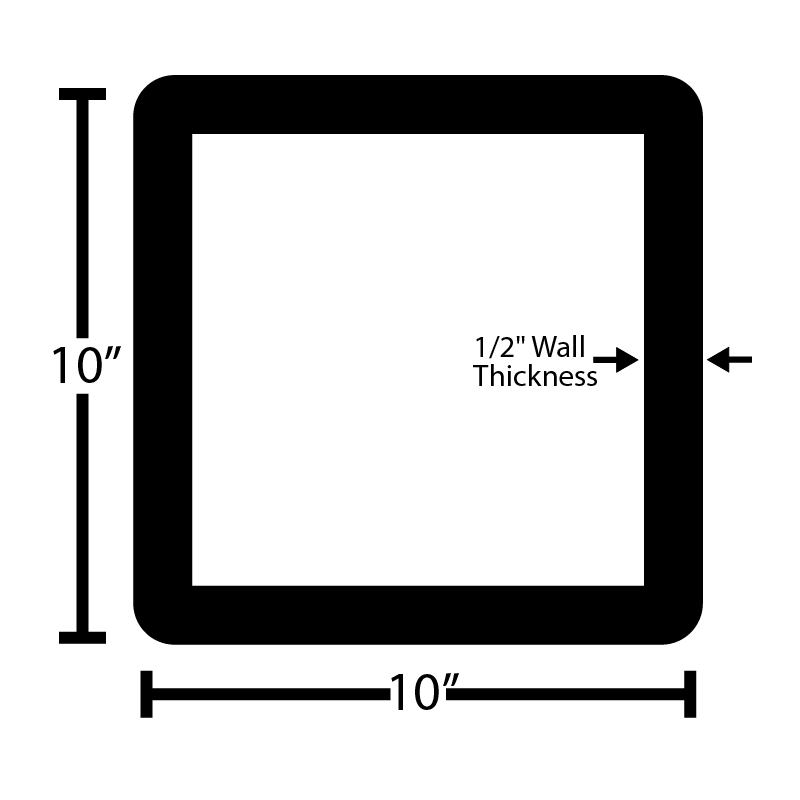 Black Steel Square Tube - Steel and Pipes Inc.