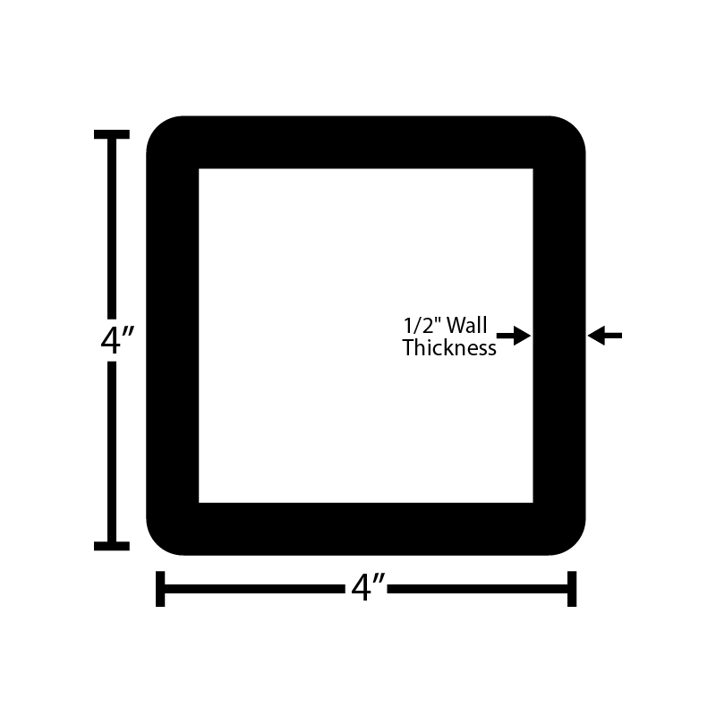 Black Steel Square Tube - Steel and Pipes Inc.