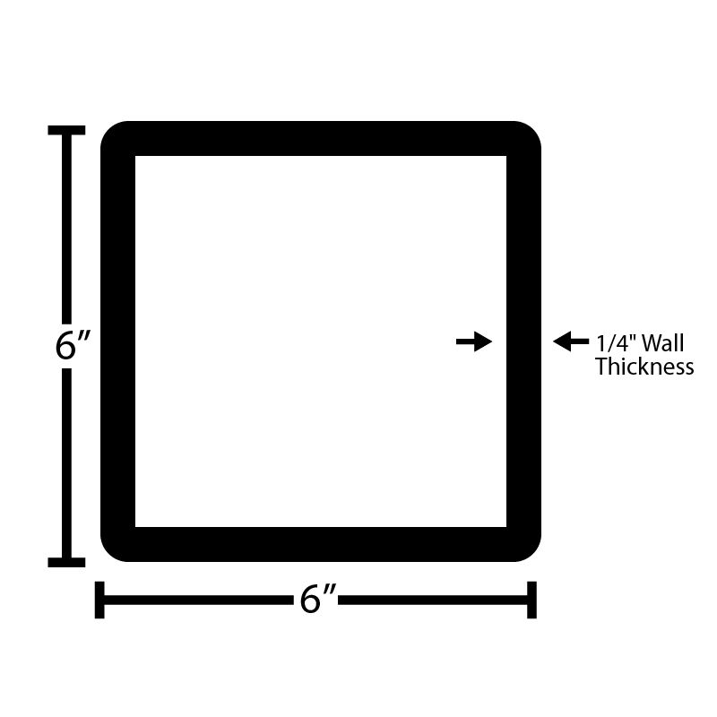 Black Steel Squared Tube - Steel and Pipes Inc.