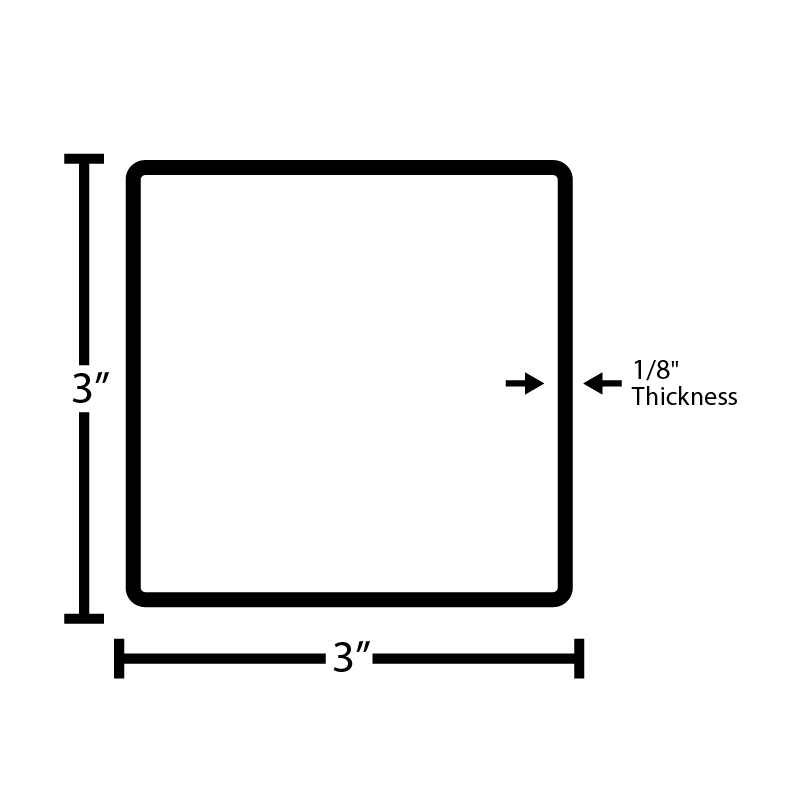 Black Steel Squared Tube - Steel and Pipes Inc.