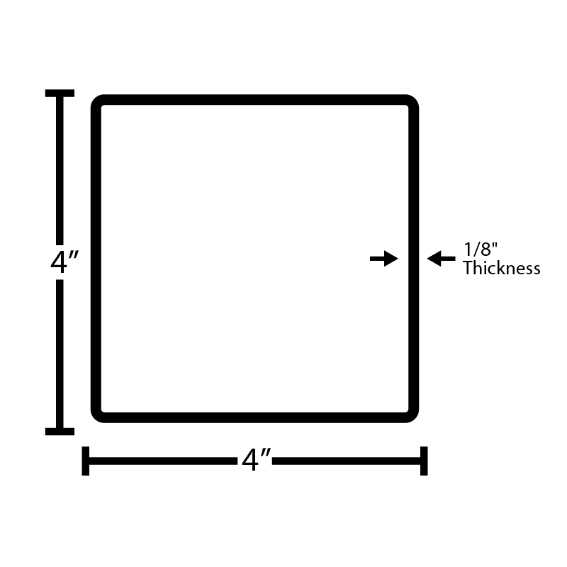 Black Steel Squared Tube - Steel and Pipes Inc.