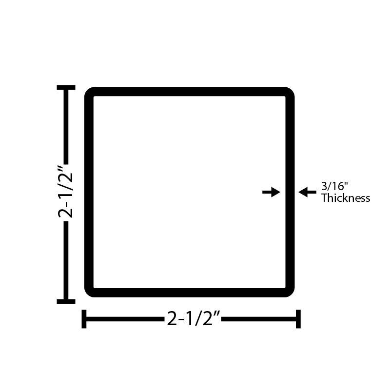 Black Steel Square Tube - Steel and Pipes Inc.