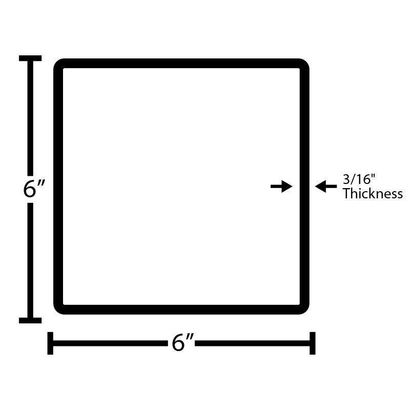 Black Steel Squared Tubing - Steel and Pipes Inc.