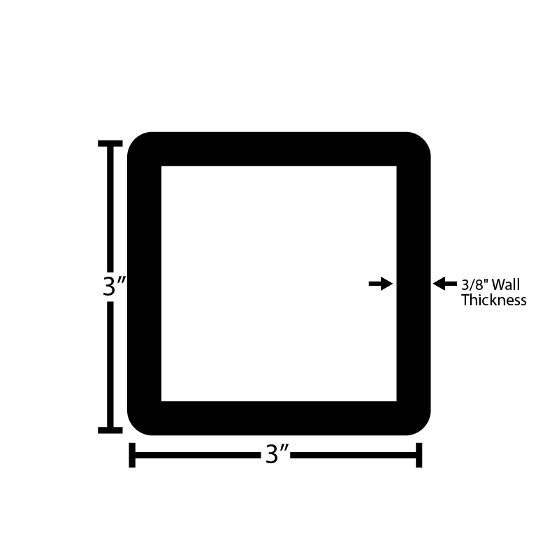 Black Steel Square Tube - Steel and Pipes Inc.