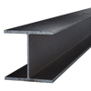 Black Steel Wide Flange Beam