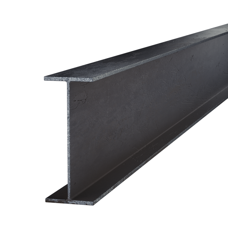 Black Steel Wide Flange Beam