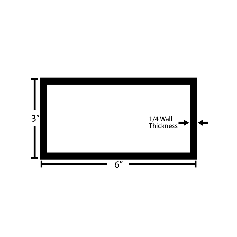 Black Steel Rectangular Tube - Steel and Pipes Inc.