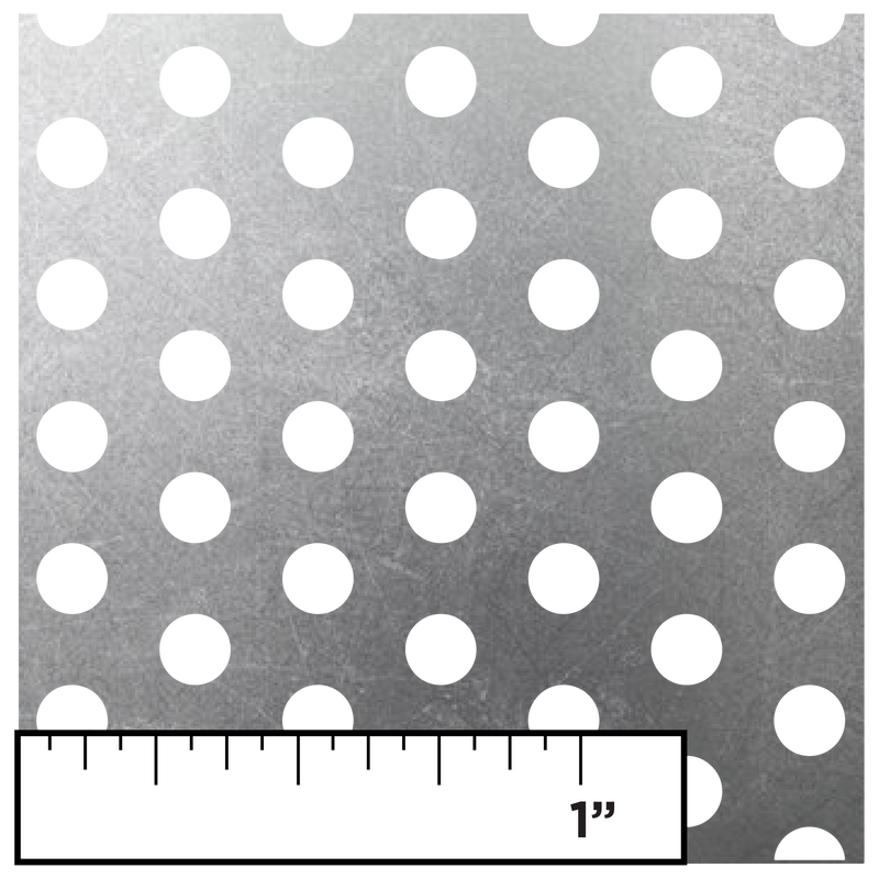 Black Steel Perforated Panel