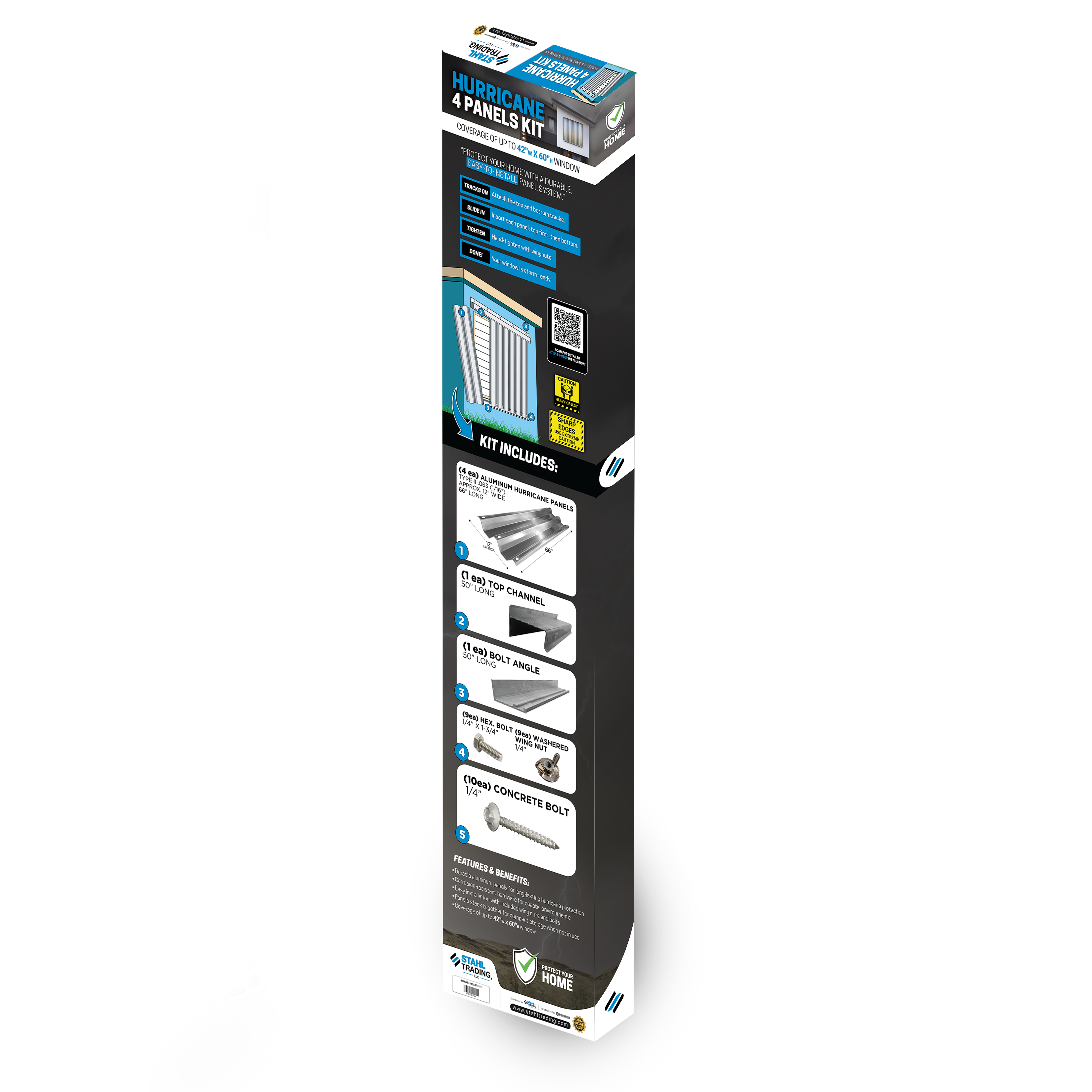 HURRICANE 4 PANELS KIT – Steel and Pipes Inc.