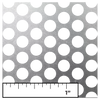Black Steel Perforated Panel