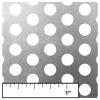 Black Steel Perforated Panel