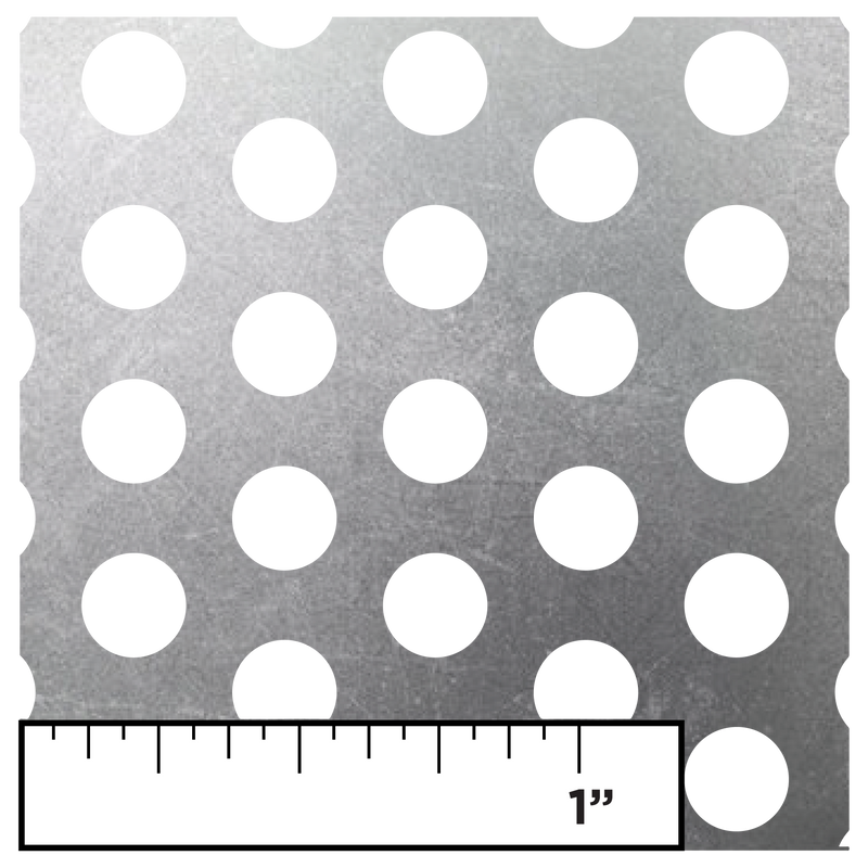 Black Steel Perforated Panel