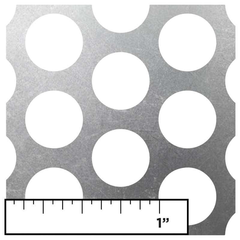 Black Steel Perforated Panel