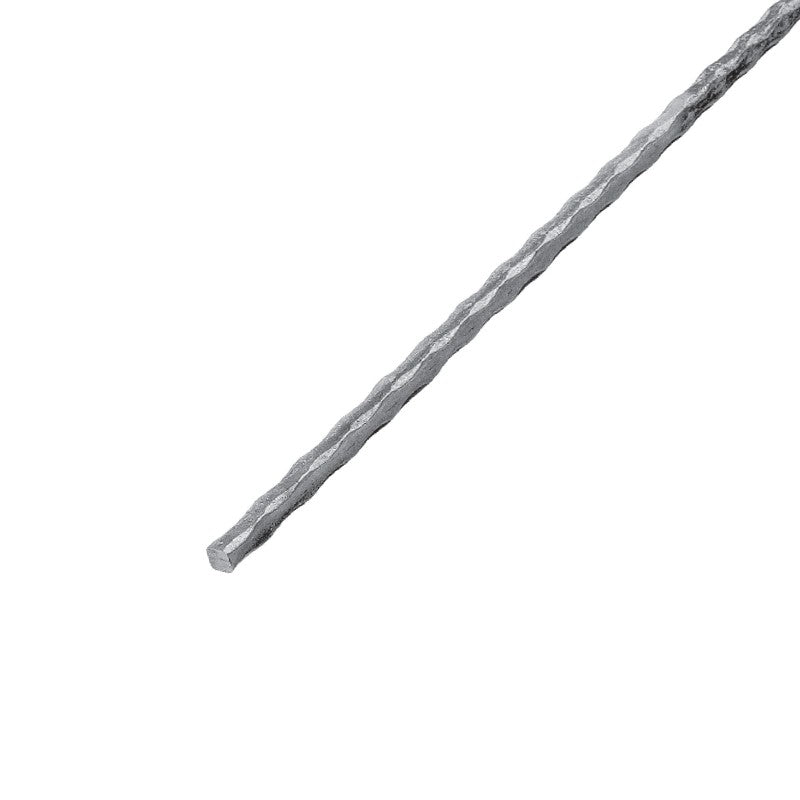 Square Rip Bar Hammered Square Bar ART118/2/6000 – Steel and Pipes Inc.
