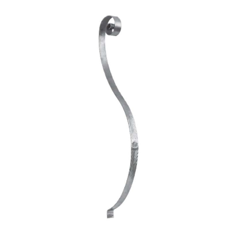 Forged Curved Baluster ART1785/4 - Steel and Pipes Inc.