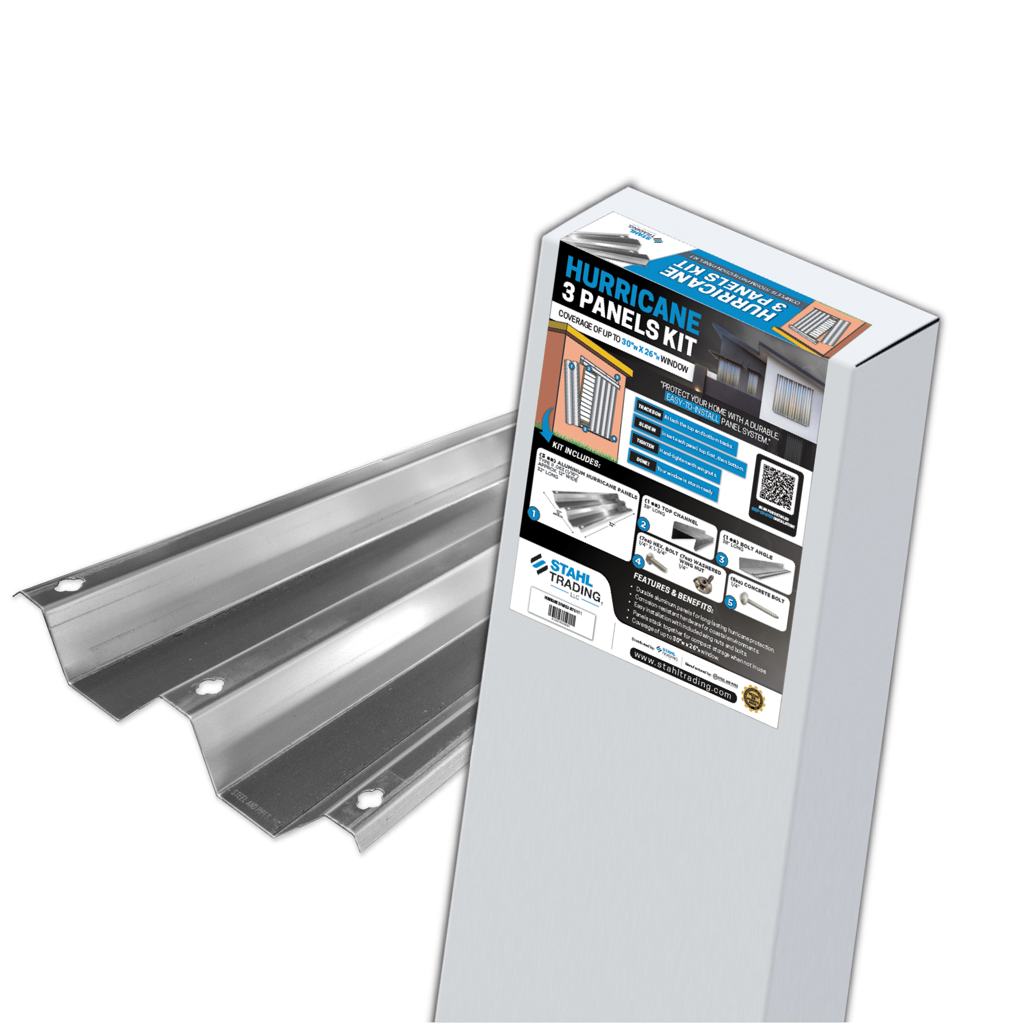HURRICANE 3 PANELS KIT – Steel and Pipes Inc.
