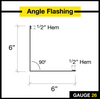 Angle Flushing Angle Flashing Mill Finish – Steel and Pipes Inc.