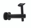 Inox Black Adjustable Glass Handrail Support - Steel and Pipes Inc.