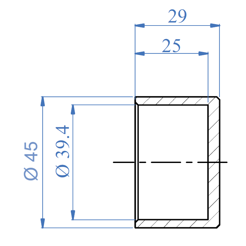 Inox® Flat End Terminal - Steel and Pipes Inc.
