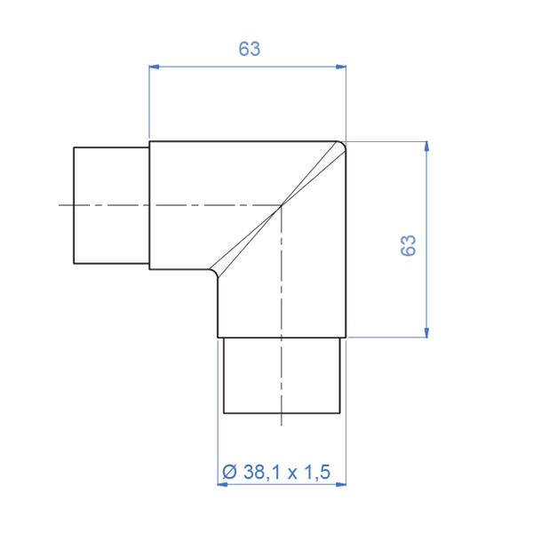 Inox® 90° Agle Elbow - Steel and Pipes Inc.