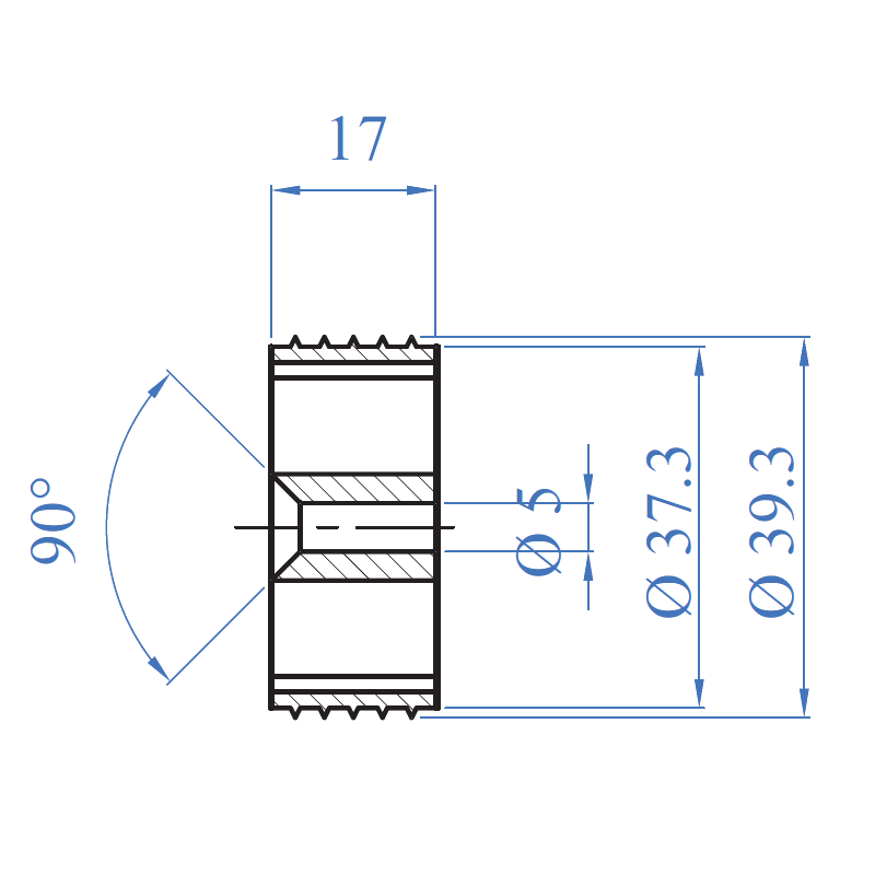 Inox® Plastic Support For End Caps & Fittings - Steel and Pipes Inc.