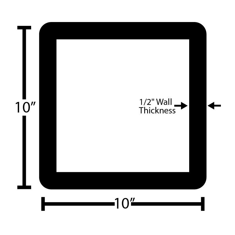 Black Steel Square Tube - Steel and Pipes Inc.