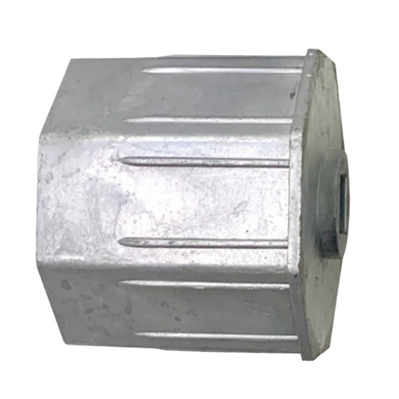Zamack Octagonal End Cap 70 Adapter - Steel and Pipes Inc.