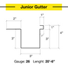 Junior Gutter - Steel and Pipes Inc.