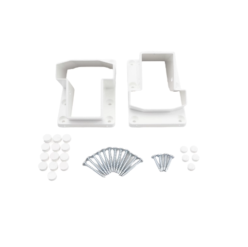 Pvc Railing Support Brace PVC Stair T-Rail Bracket Kit – Steel and Pipes Inc.