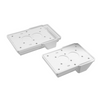 PVC Eclipse T-Rail Stair Bracket kit - Steel and Pipes Inc.