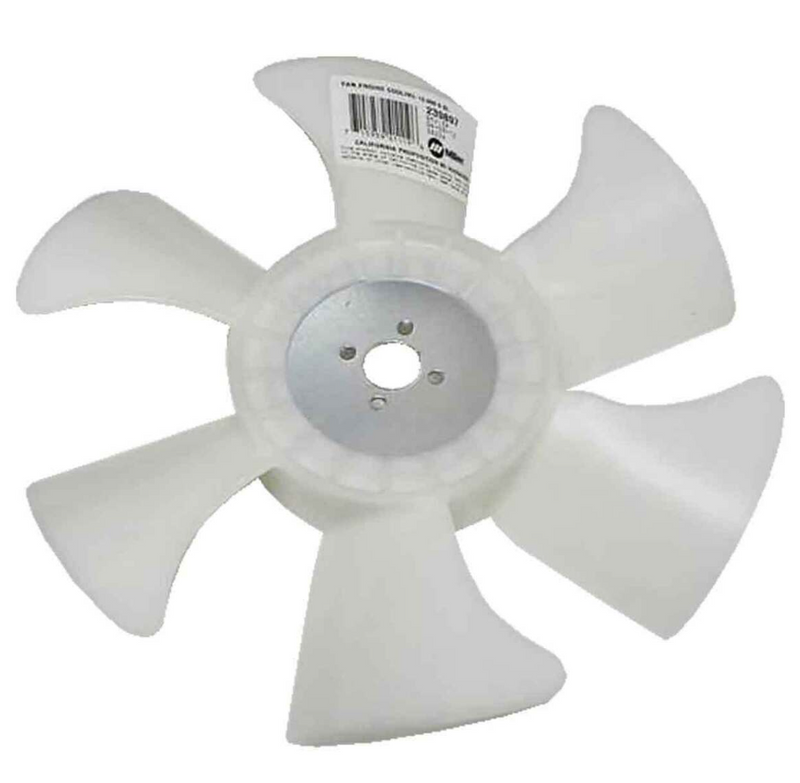 Miller® 13000 RPM 6 Blade Pusher Engine Cooling Fan - Steel and Pipes Inc.