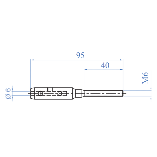 Inox® Rope Male End - Steel and Pipes Inc.