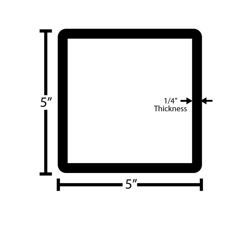 Black Steel Squared Tube - Steel and Pipes Inc.