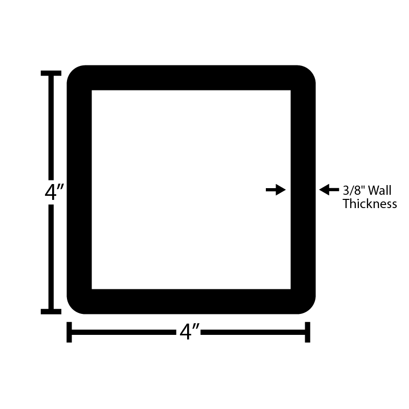 Galvanized Steel Squared Tubing - Steel and Pipes Inc.