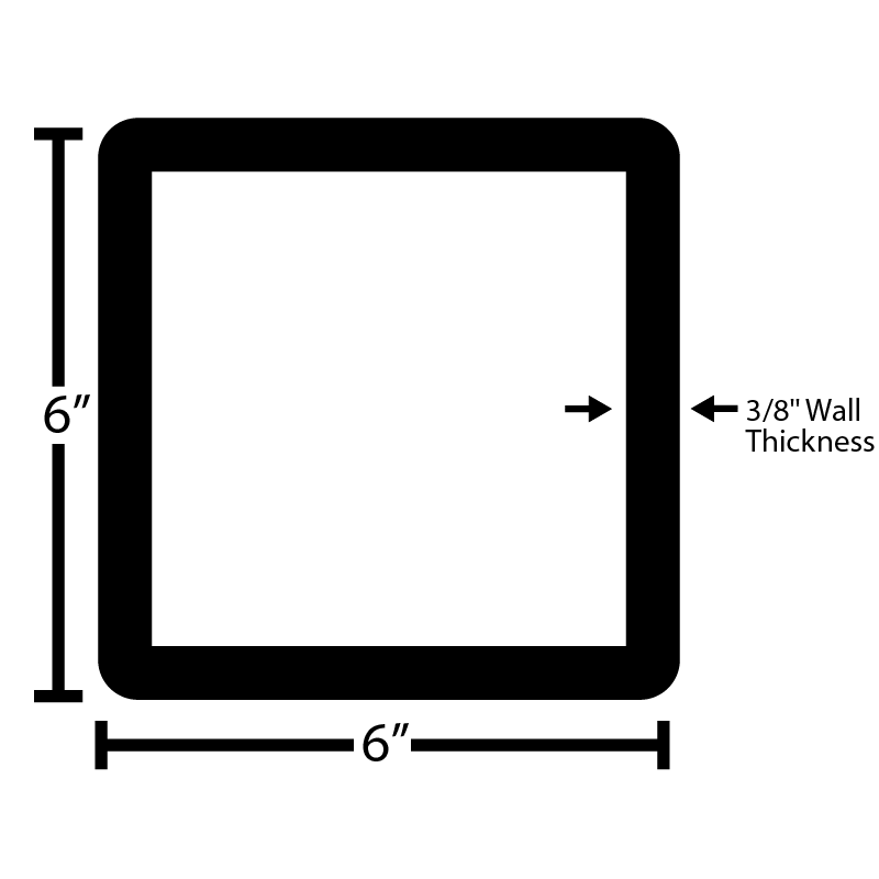 Galvanized Steel Squared Tubing - Steel and Pipes Inc.