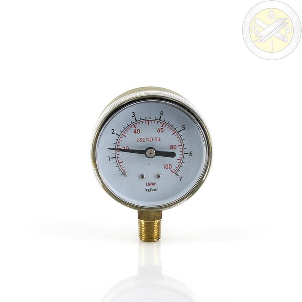 Low Pressure Gauge 2.5" x 200# - Steel and Pipes Inc.