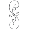 Forged Scroll Panel ART1051/4 - Steel and Pipes Inc.