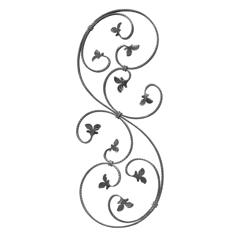 Forged Scroll Panel ART1671/3 – Steel and Pipes Inc.