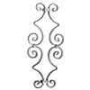 Forged Scroll Panel ART35/1 - Steel and Pipes Inc.