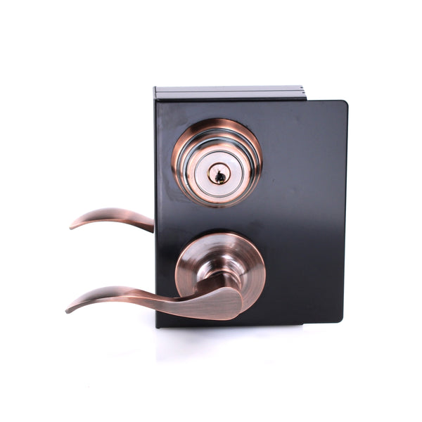 Double Deadbolt and Lever - Steel and Pipes Inc.