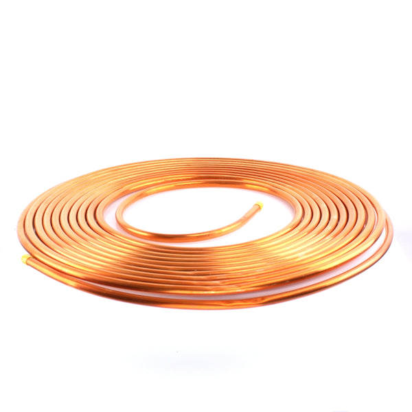 Tubo flexible de cobre