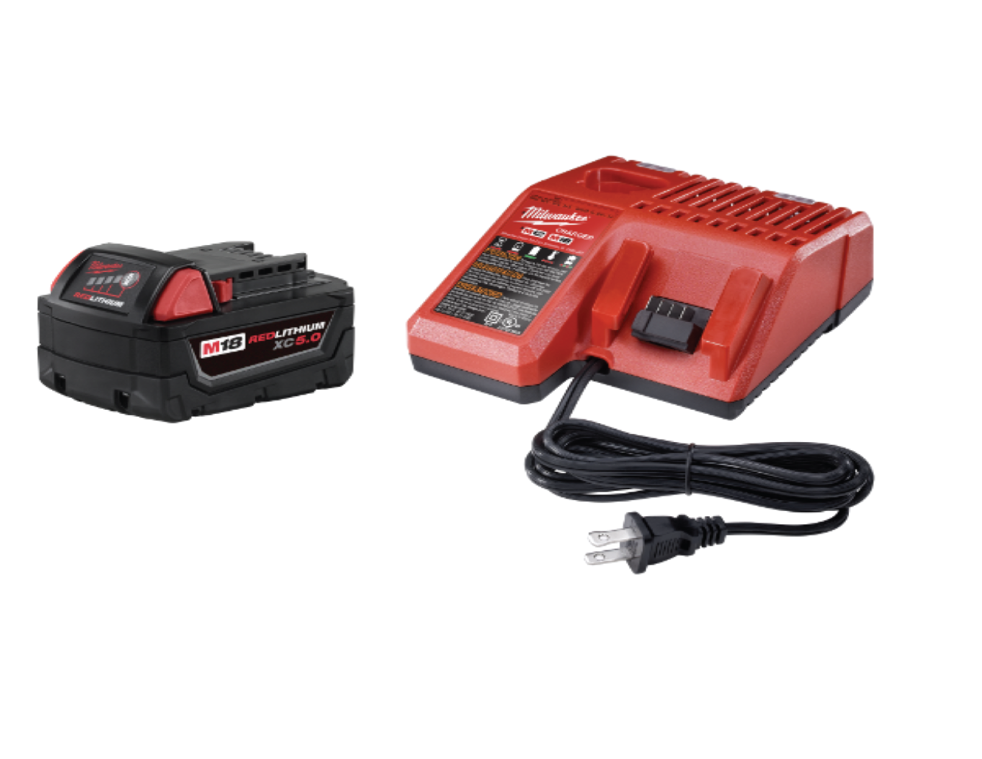 Milwaukee M18™ REDLITHIUM™ XC5.0 Starter Kit – Steel and Pipes Inc.