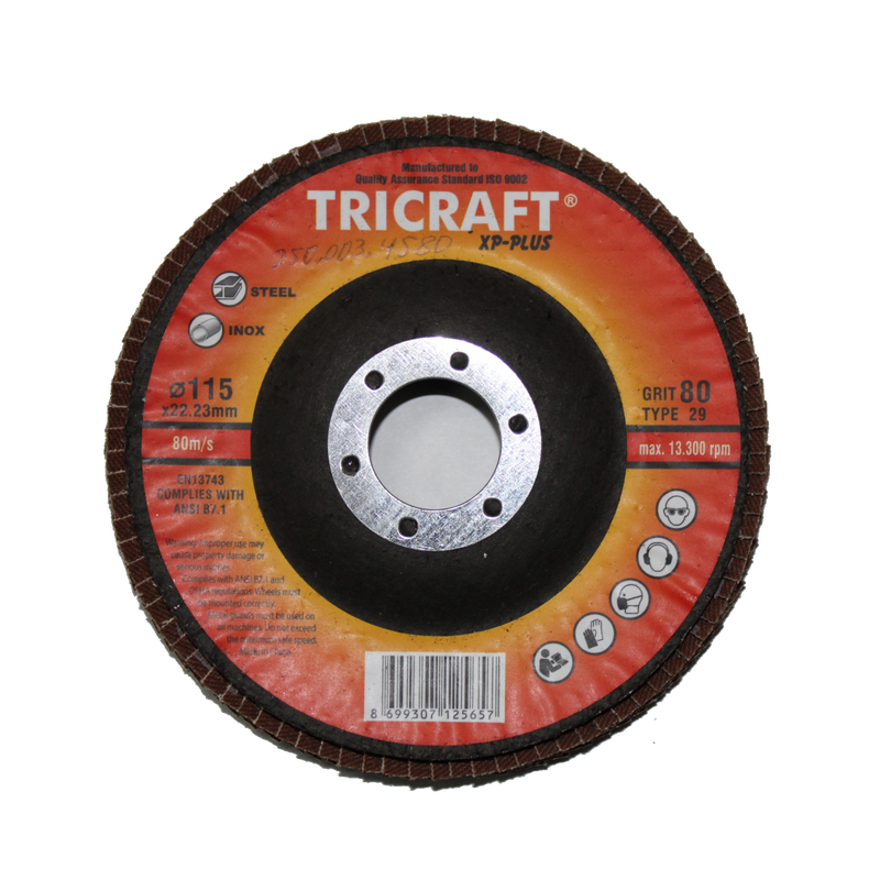 Tricraft Flap Disc - Steel and Pipes Inc.